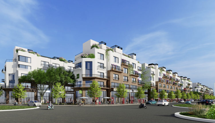 phoi canh mat bang garden city thach ban